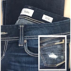 BKE Stella Dark Wash Boot Cut Jeans 29 Regular